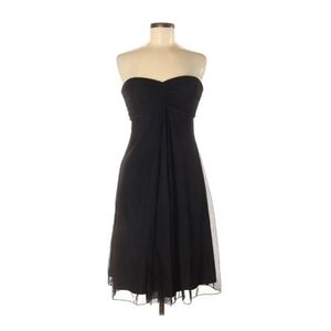 White House Black Market Cocktail Dress, A-Line, Black Size 6